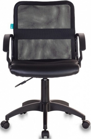 Компьютерное кресло Бюрократ CH-590 черный экокожа/сетка