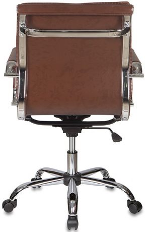 Кресло руководителя Бюрократ Ch-993-Low коричневый экокожа