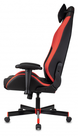 Кресло игровое Knight Neon черный/красный соты