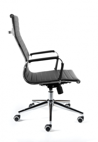 Офисное кресло Norden Техно черная экокожа