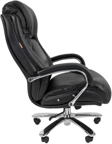 Офисное кресло руководителя Chairman 402 кожа черный