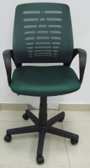 Компьютерное кресло Ирис ткань-сетка зеленая