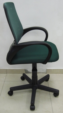 Компьютерное кресло Ирис ткань-сетка зеленая