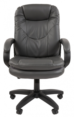 Кресло офисное компьютерное Chairman 668 LT экокожа серый