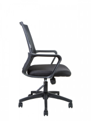  Офисное кресло Norden Бит LB черный пластик/черная сетка