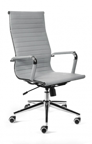 Офисное кресло Norden Техно серая экокожа