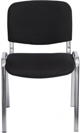 Стул офисный ИЗО хром ткань черная