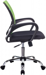 Компьютерное кресло Бюрократ CH-695NSL салатовый/черный сетка/ткань