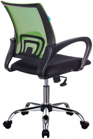 Компьютерное кресло Бюрократ CH-695NSL салатовый/черный сетка/ткань