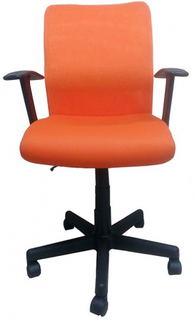 Компьютерное кресло Комфорт Т ткань-сетка оранжевая
