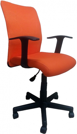 Компьютерное кресло Комфорт Т ткань-сетка оранжевая
