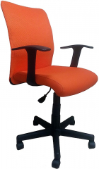 Компьютерное кресло Комфорт Т ткань-сетка оранжевая
