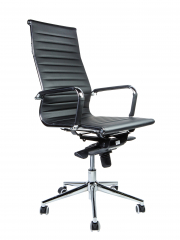 Офисное кресло Norden Техно черная экокожа мультиблок