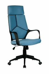 Кресло Riva Chair Iq Rv 8989 синий (черный пластик)