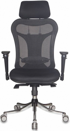 Ортопедическое компьютерное кресло Бюрократ Ch-999ASX черный сетка/ткань