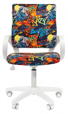 Детское компьютерное кресло Chairman Kids 103 LT с рисунком crazy
