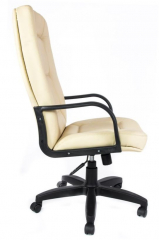 Кресло офисное Пилот Стандарт экокожа бежевая