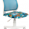 Детское компьютерное кресло Chairman Kids 112 белый пластик/зоопарк