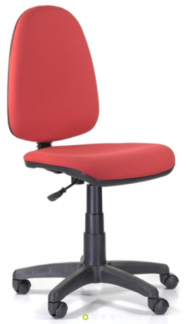 Компьютерное кресло UTFC Престиж Б/п овалина/пластик ткань красный