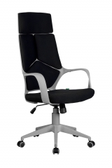 Кресло Riva Chair 8989 черный (серый пластик)