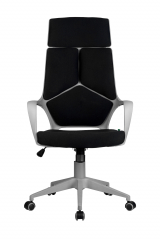 Кресло Riva Chair 8989 черный (серый пластик)