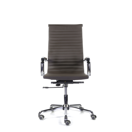 Кресло офисное CH-300 Кайман В хром (экокожа)