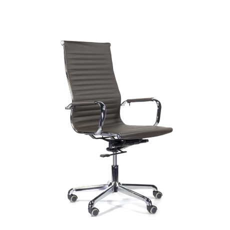Кресло офисное CH-300 Кайман В хром (экокожа)