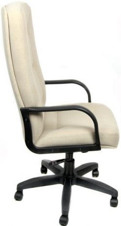 Кресло офисное Пилот Стандарт флок бежевый