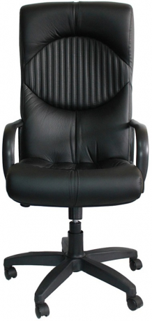 Кресло офисное Гермес Стандарт кожзам черный