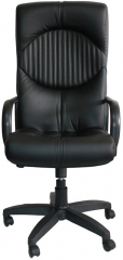 Кресло офисное Гермес Стандарт кожзам черный