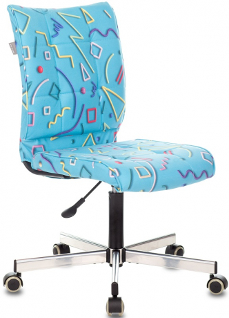 Кресло офисное Бюрократ CH-330M ткань голубой Sticks 06