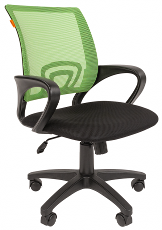 Компьютерное кресло Chairman 696 black зеленая сетка