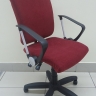 Компьютерное кресло Алекс синхро Арфа флок бордовый
