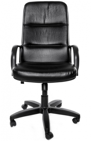 Кресло офисное Зенит Стандарт экокожа черная