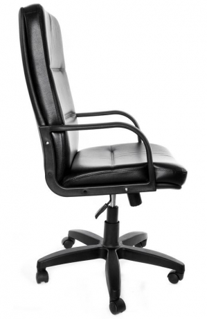 Кресло офисное Зенит Стандарт экокожа черная