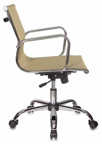 Кресло руководителя Бюрократ CH-993-Low золотистый сетка