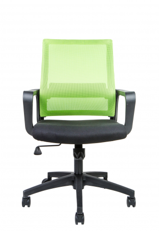  Офисное кресло Norden Бит LB черный пластик/зеленая сетка