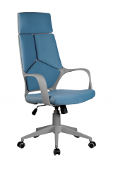 Кресло Riva Chair 8989 синий (серый пластик)