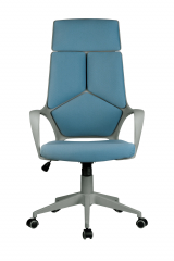 Кресло Riva Chair 8989 синий (серый пластик)