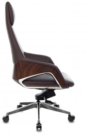 Кресло руководителя Бюрократ _DAO-2 коричневый кожа