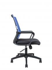 Офисное кресло Norden Бит LB черный пластик/синяя сетка