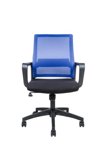 Офисное кресло Norden Бит LB черный пластик/синяя сетка