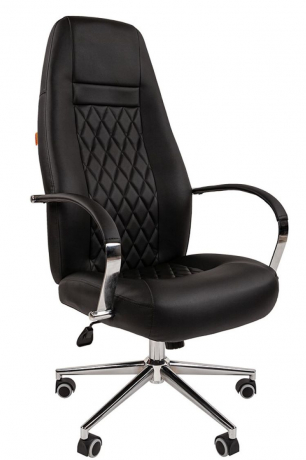 Офисное кресло руководителя Chairman 950 экокожа черная