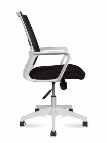  Офисное кресло Norden Бит LB белый пластик/черная сетка