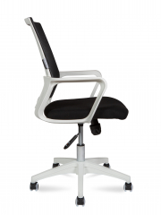 Офисное кресло Norden Бит LB белый пластик/черная сетка