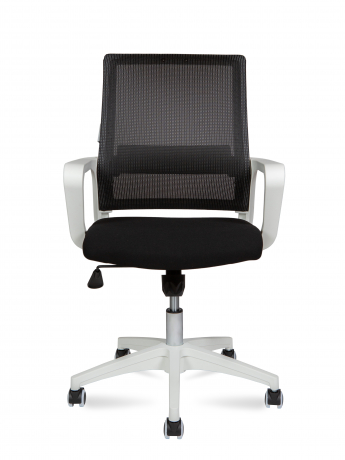  Офисное кресло Norden Бит LB белый пластик/черная сетка