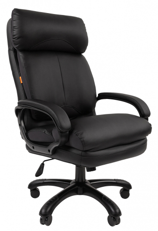 Офисное кресло руководителя Chairman 505 экокожа черная