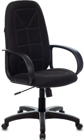 Кресло руководителя Бюрократ CH 727 черный ткань