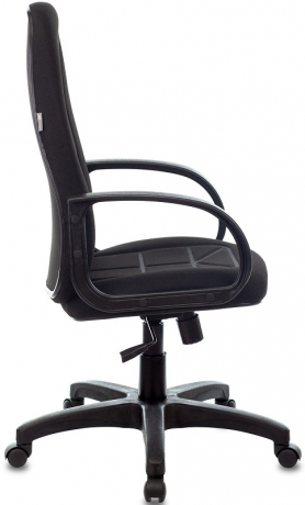 Кресло руководителя Бюрократ CH 727 черный ткань