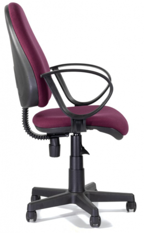 Компьютерное кресло UTFC Мартин Рондо ПВМ пластик ткань бордовый